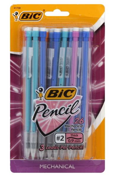 BiC Xtra Strong Mechanical Pencils, Multicolor (26 ct)