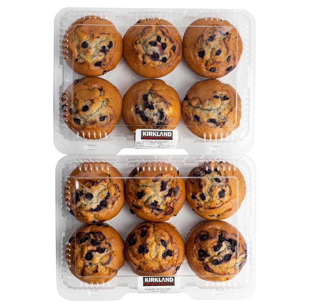 Kirkland Signature Muffins aux Bleuets ( 2 x 6 unités ) - Blueberry Muffins ( 2 x 6 units )