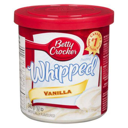 Betty crocker glaçage fouetté à la vanille (340 g) - whipped frosting vanilla (340 g)