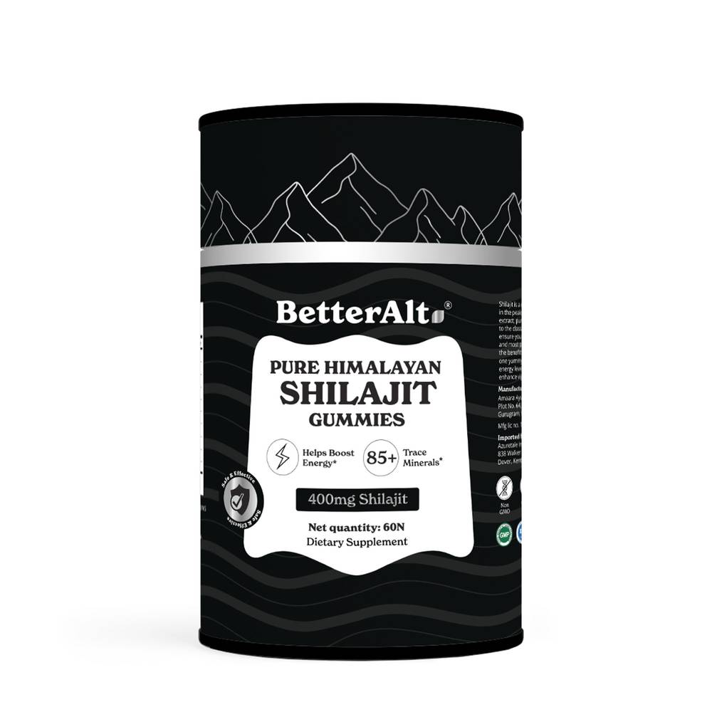 BetterAlt Pure Himalayan Shilajit Gummies Dietary Supplement