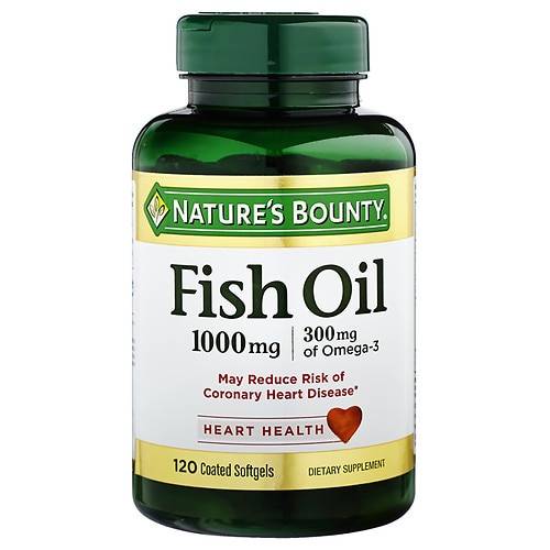 Nature's Bounty Odorless Fish Oil 1000 mg Dietary Supplement Softgels - 100.0 ea