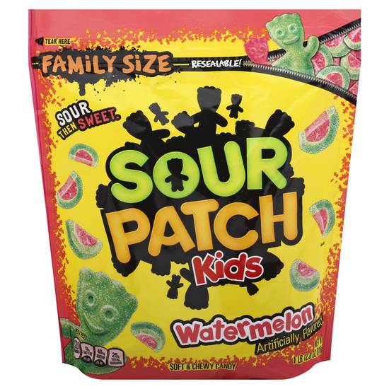 Sour Patch Kids Soft and Chewy Watermelon Candy