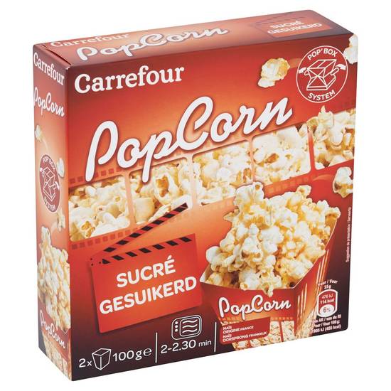 Popcorn Salé - Carrefour - 200 g (2 x 100 g)