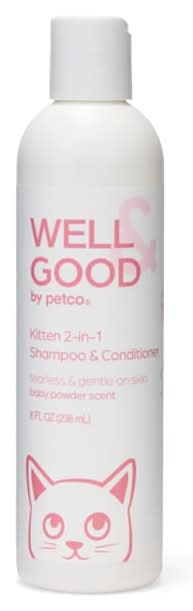 Well & Good Kitten 2-in-1 Shampoo & Conditioner, 8 fl. oz.