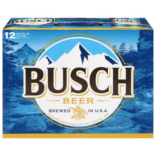 Busch Beer Cans (12 ct, 12 fl oz)