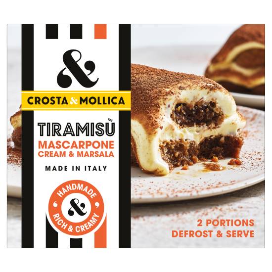 Crosta & Mollica Frozen Tiramisu Mascarpone Cream & Marsala (2ct)