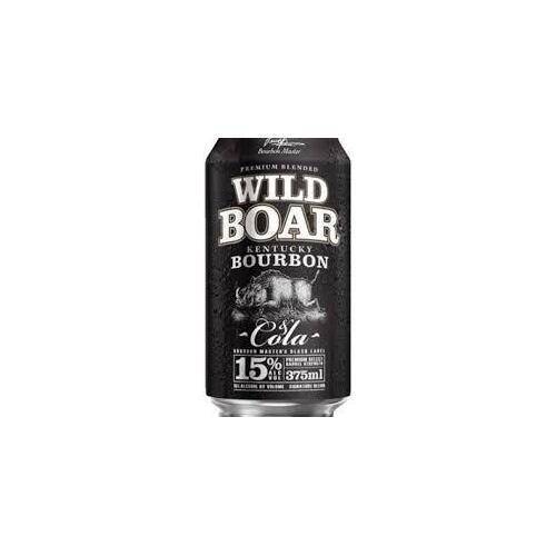 Wild Boar Bourbon & Cola 15% 375ml (3 Pack)