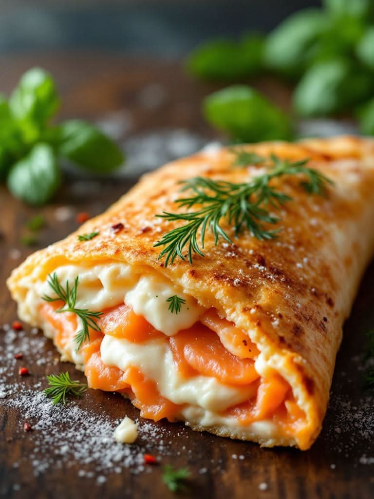 New Salmon Calzone 🐟
