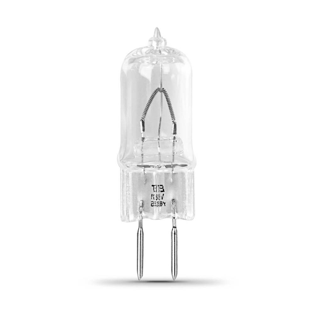 Feit Electric 50-Watt EQ T4 Bright White G6.35 Base Dimmable Halogen Light Bulb | BPQ50T4JCDRP