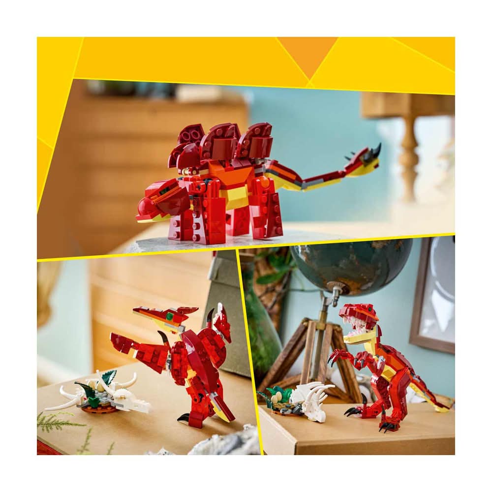 Lego Creator 3 In 1 Fierce Dinosaur Kids Toy 31379