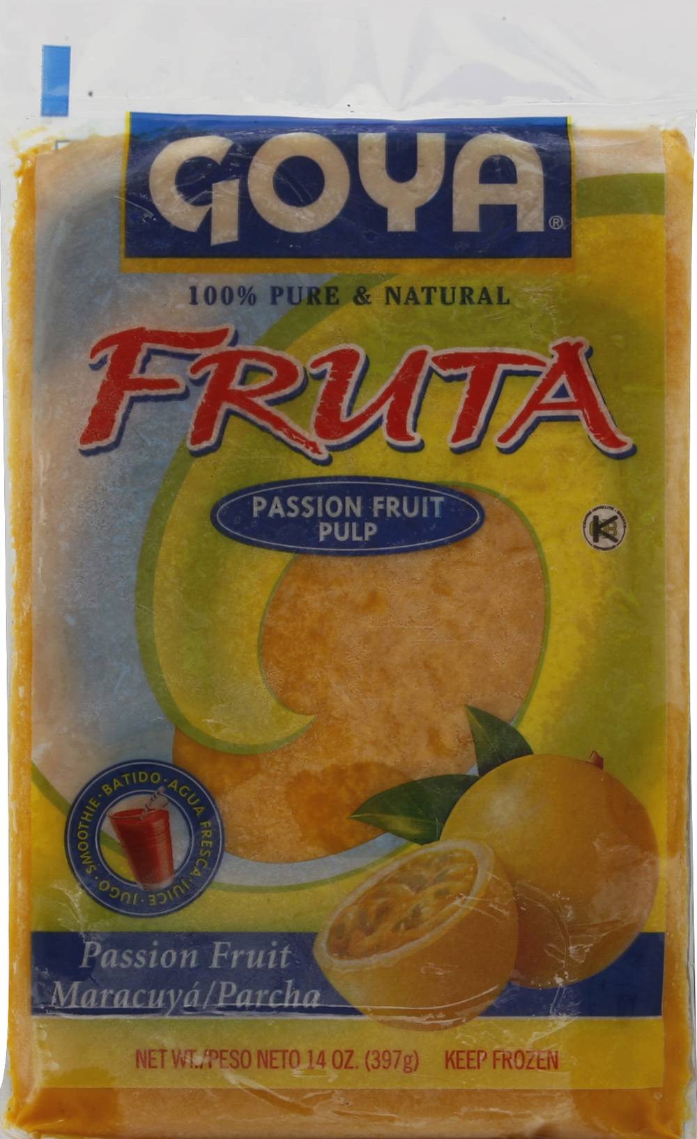 Goya Passion Fruit Pulp Fruta (14 oz)