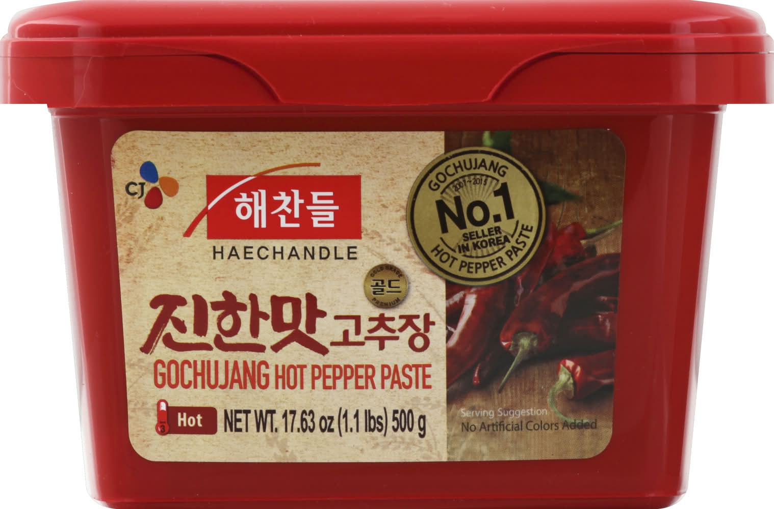 CJ Haechandle Gochujang Hot Pepper Paste (17.63 oz)