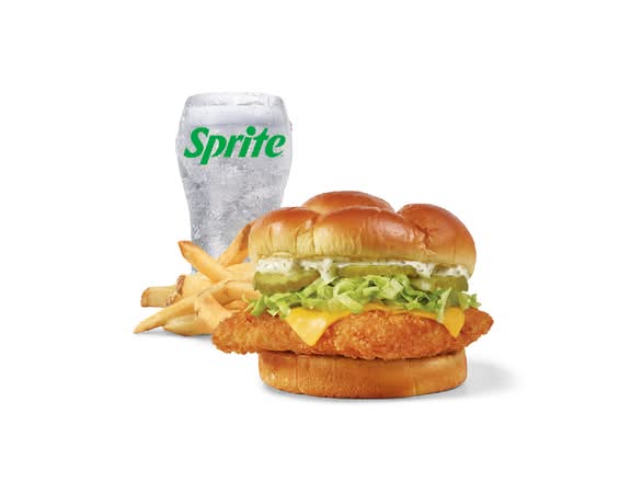 Crispy Panko Fish Sandwich Combo