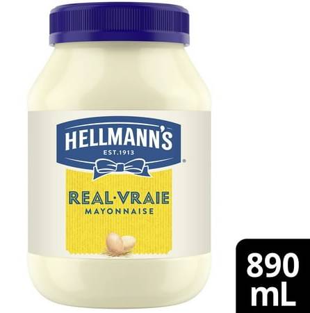 Hellmann's Real Mayonnaise (890 ml)