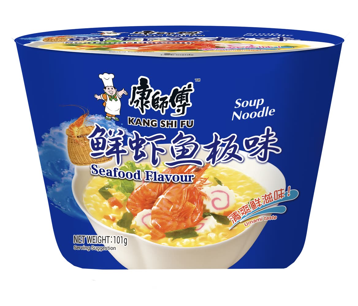 Kang Shi Fu Soup Noodle Bowl, Seafood (101g)