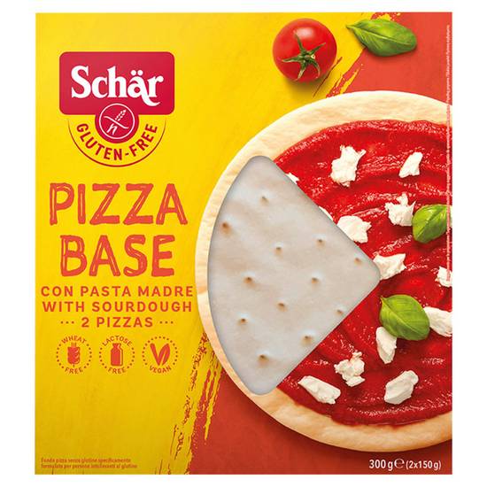 Schär Gluten-Free Pizza Base with Sourdough 2 x 150g (300g)
