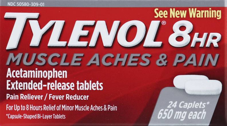 Tylenol 8hr Muscle Aches & Pain Relief (24 ct)