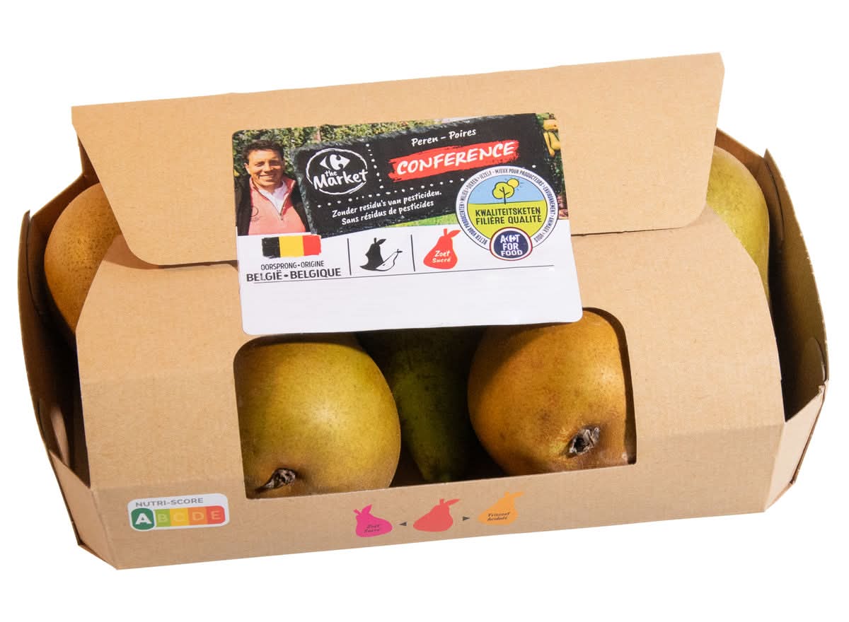 Filière Qualité Carrefour Poire Conference tray