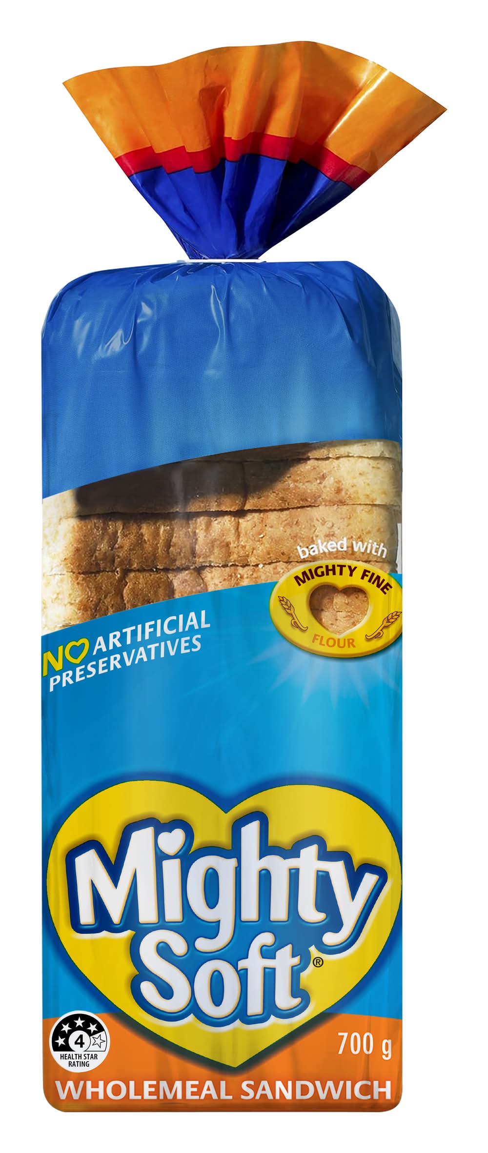 Mighty Soft Sliced Wholemeal Bread Sandwich (700g)