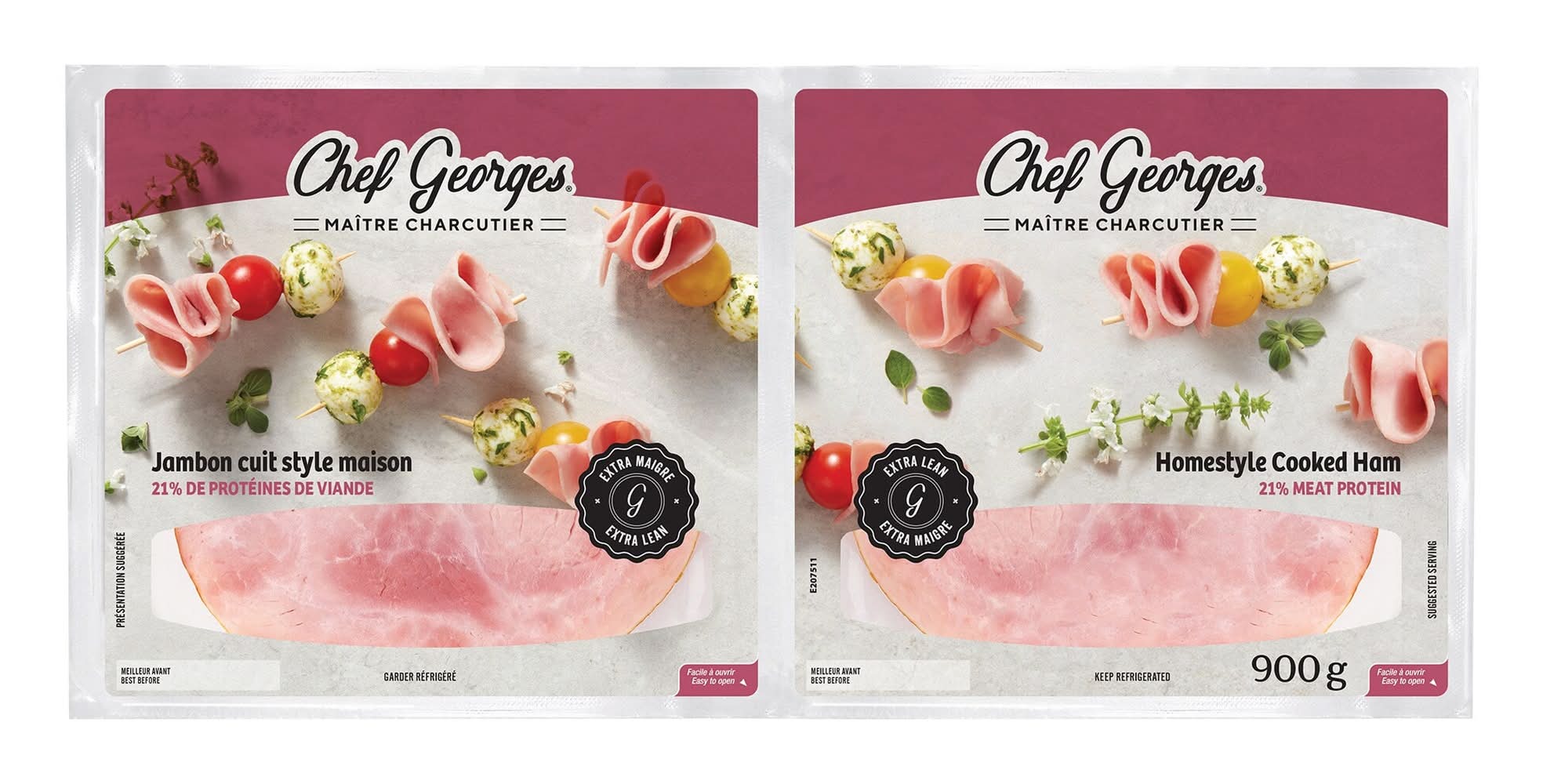 Chef Georges - Jambon, 2×450G / Chef Georges Ham, 2×450G