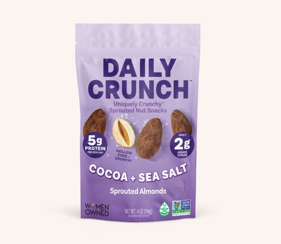 *Cacao & Sea Salt Sprouted Almonds