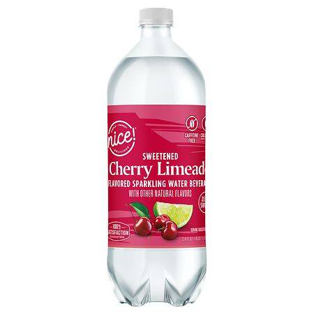 Nice! Cherry Limeade Flavored Sparkling Water (33.8 fl oz)