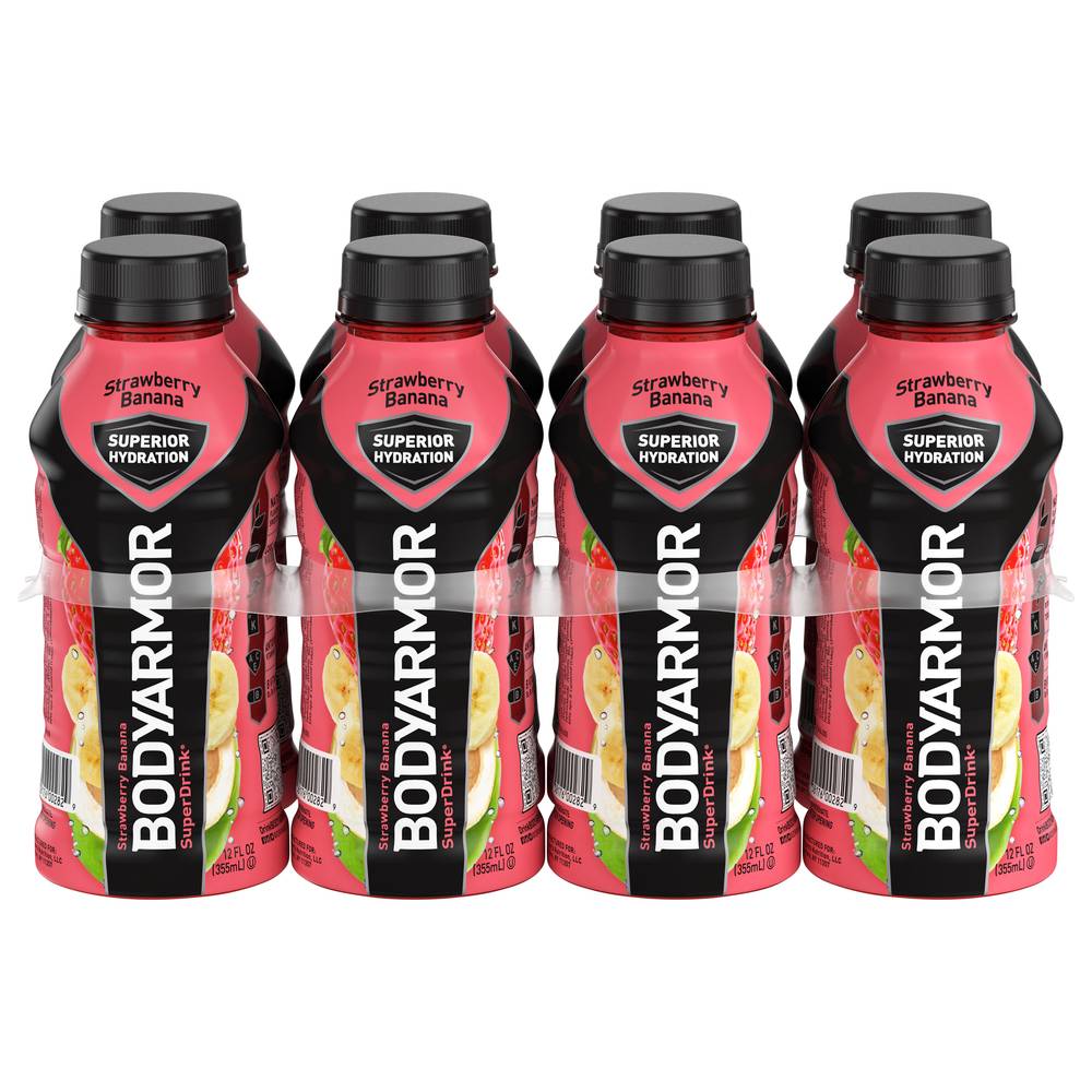 BODYARMOR Super Hydration Drink (8 pack, 12 fl oz) (strawberry banana)