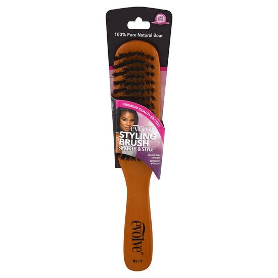Evolve Natural Boar Styling Brush (1 ct)