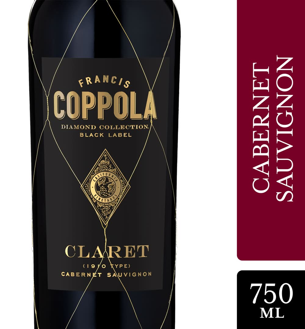 Francis Coppola Diamond Collection Black Label Claret Cabernet Sauvignon Wine (750 ml)