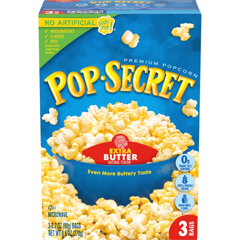 Pop Secret Extra Butter Popcorn (3 ct)