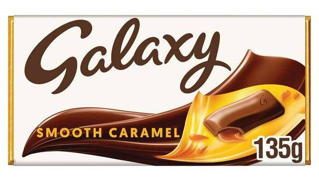 Galaxy Smooth Caramel, Chocolate Bar (135g)