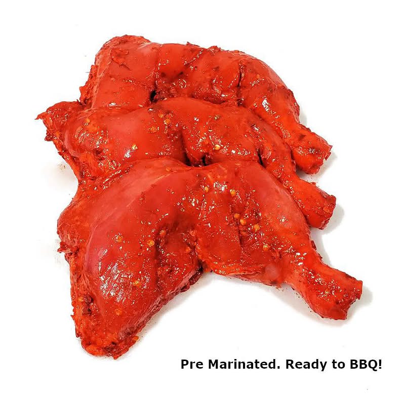 Marinated Tandoori Bbq Chicken Leg As Is (per lb)