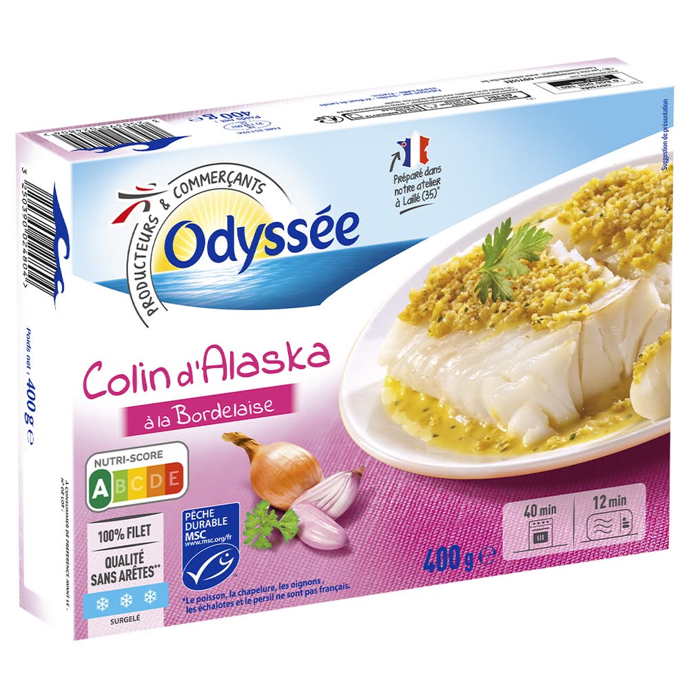 Odyssee - Escamudo-Do-Alasca À Bordalesa, 400 g