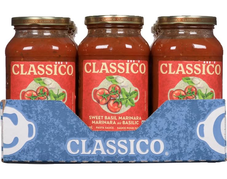 Classico Sweet Basil Marinara Pasta Sauce (600 ml)