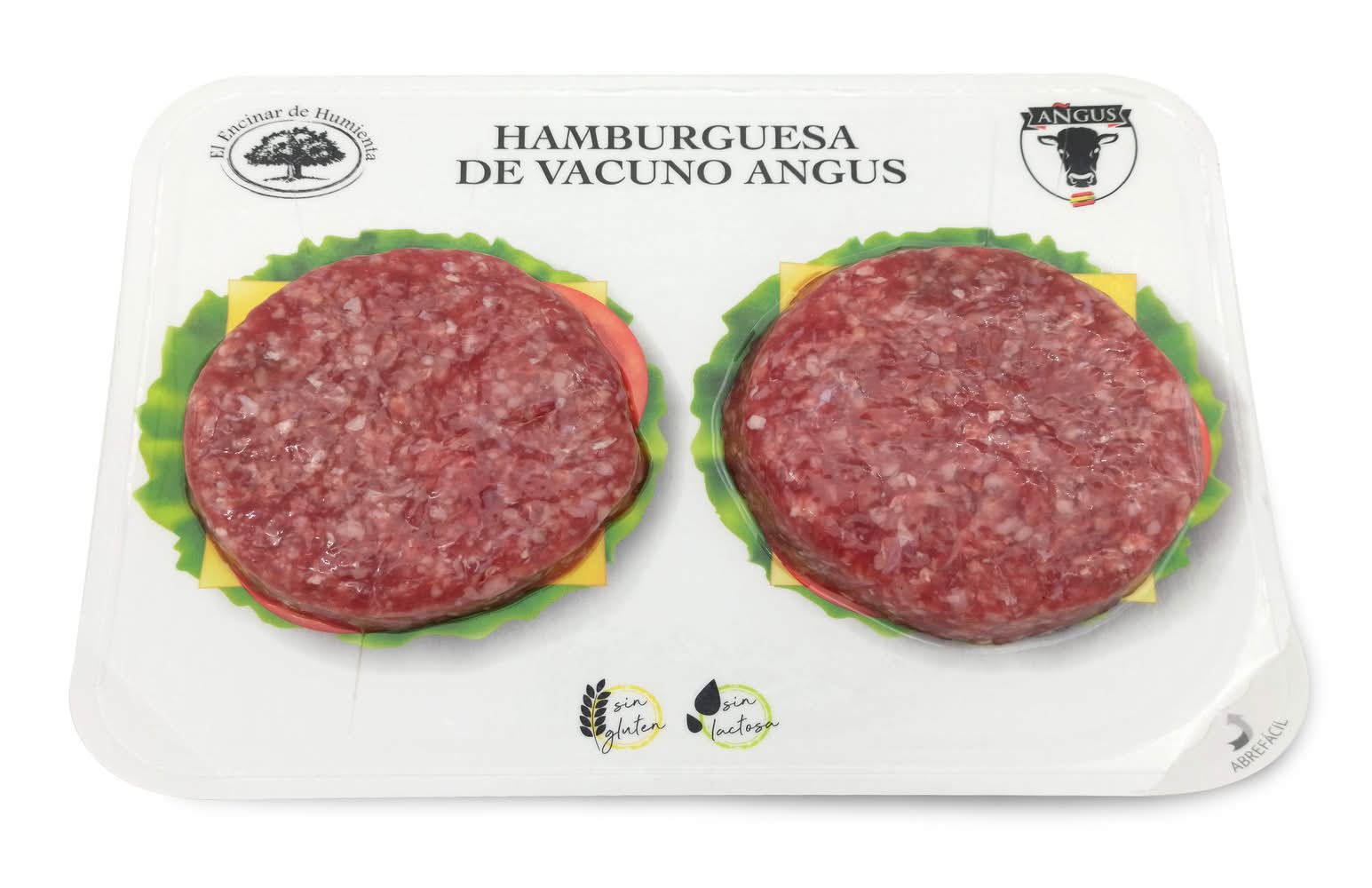 Hamburguesa de vacuno angus libre de gluten y lactosa · El Encinar de Humienta (300 g)