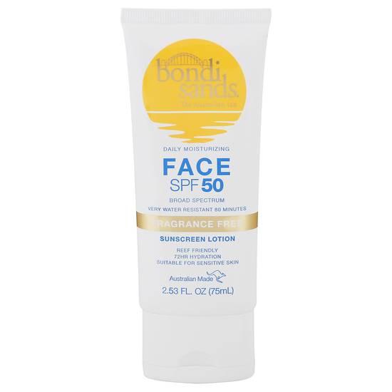 Bondi Sands Broad Spectrum Spf 50 Face Sunscreen Lotion