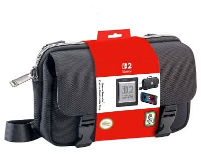 Nintendo Switch Game Traveler Deluxe Crossbody Bag Case, Black