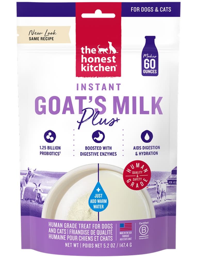 The Honest Kitchen Daily Boosters Instant Goat's Milk w/ Probiotics for Dogs (5.2 oz)