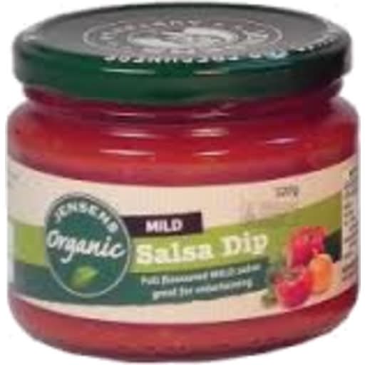 Jensens Organic Zesty Chuncky Mild Salsa Dip (320g)