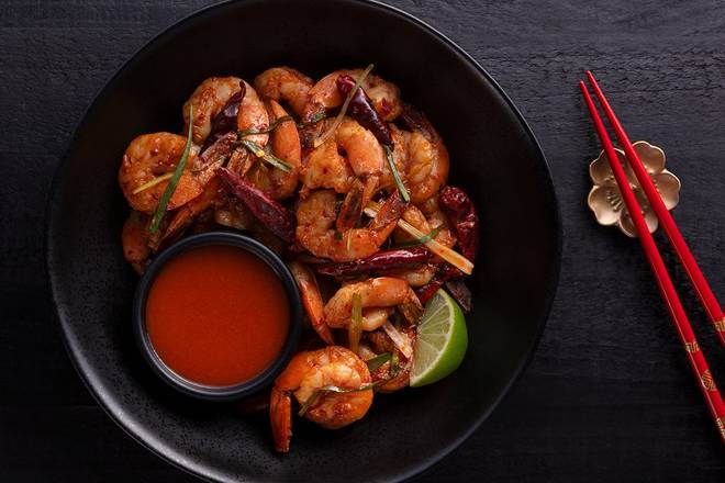 Salt & Pepper Prawns | Steamed