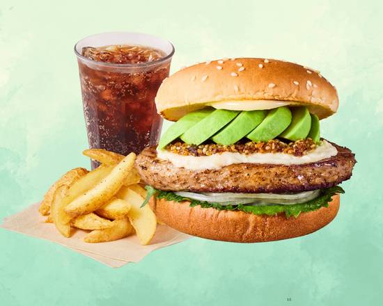 [セット]クラシックアボカドクリームチーズバーガー～CLASSIC AVOCADO CREAM CHEESE BURGER Combo～