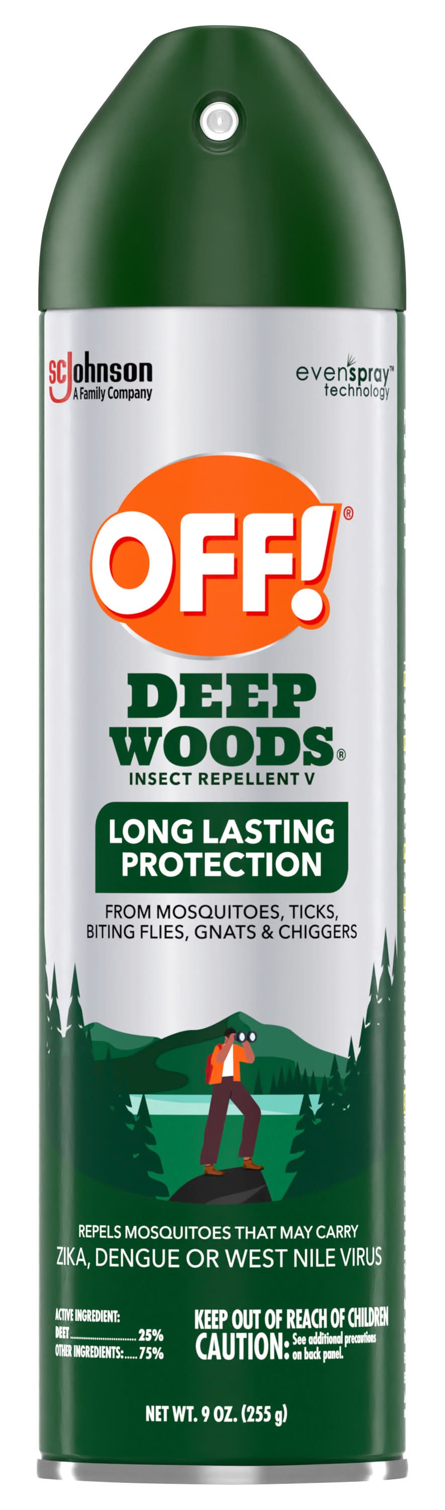 OFF! Deep Woods Insect Repellent Defense From Mosquitoes (9 oz)