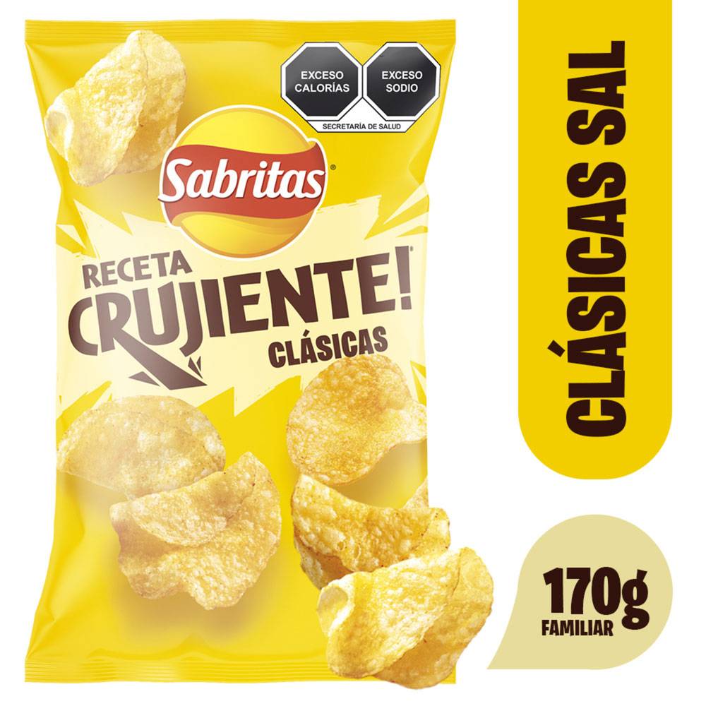 Sabritas · Papas clásicas receta crujiente (170 g)