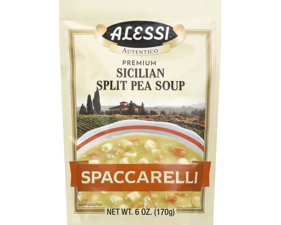 Alessi · Spaccarelli Premium Sicilian Split Pea Soup (6 oz)