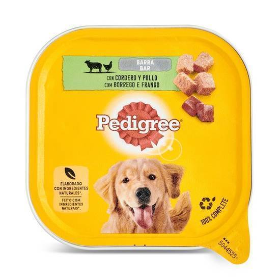 Alimento para perros con pollo y cordero Pedigree tarrina ((300 g))