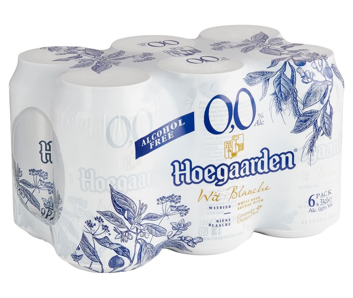 Hoegaarden Blanche 0.0 % Alc Canettes 6 x 33 cl
