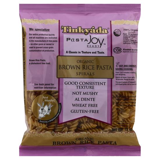 Tinkyada Gluten & Wheat Free Kosher Brown Rice Pasta Spirals