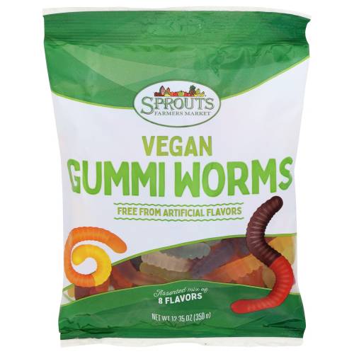 Sprouts Vegan 8 Flavor Gummi Worms