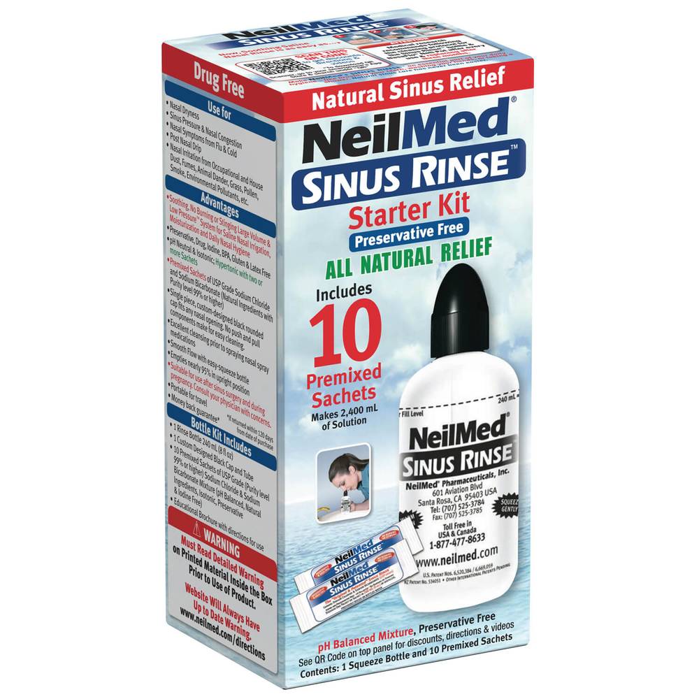 Neilmed Sinus Rinse Kit240ml 10s