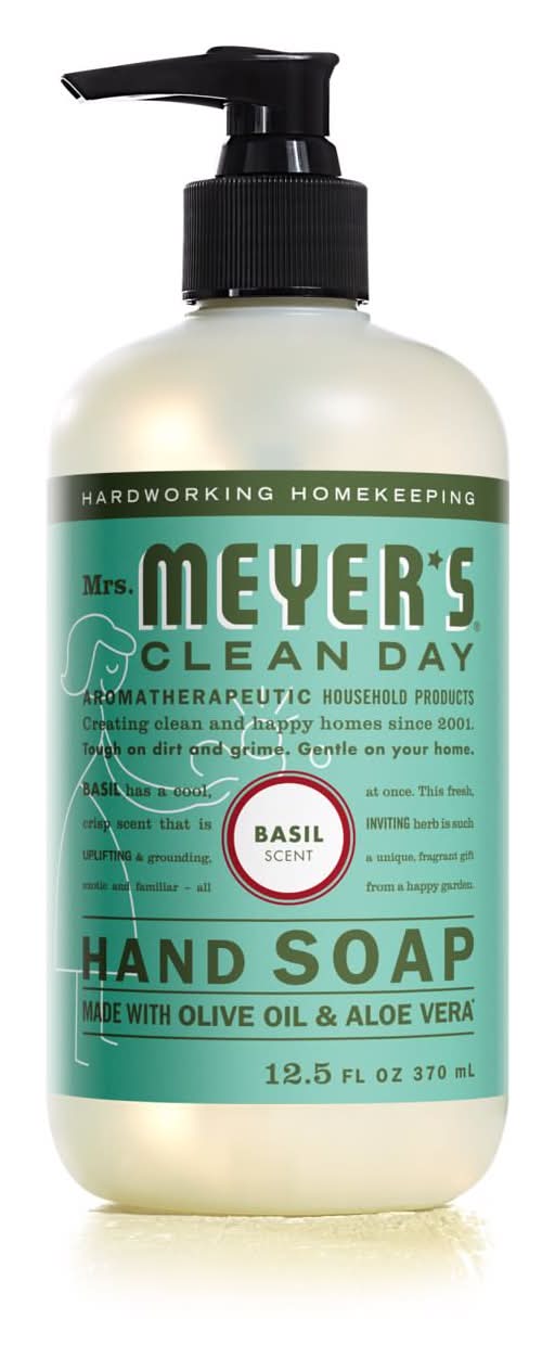 Mrs. Meyer'S Clean Day Organic Basil Scent Liquid Hand Soap 12.5 Oz